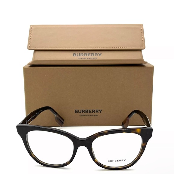 BURBERRY EVELYN BE2375 3002 Dark Havana / Demo Lens 51 Eyeglasses - Picture 2 of 5